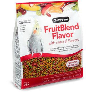 Zupreem Fruit Blend Medium Birds (Cockatiel) 2lb