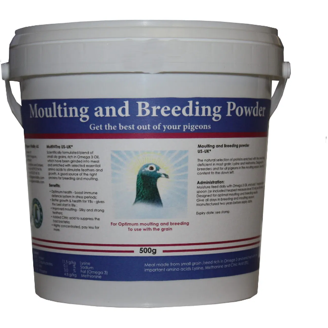 Pigeon Vitality Moulting and Breeding Powder 500 g