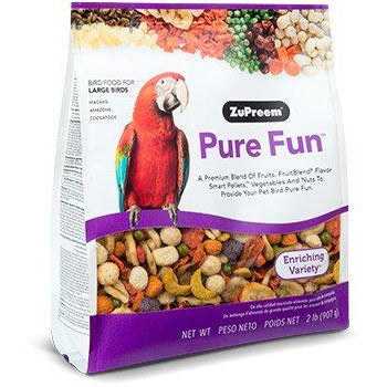 ZuPreem Pure Fun Large Birds (Macaws and Cockatoos) 2 lb