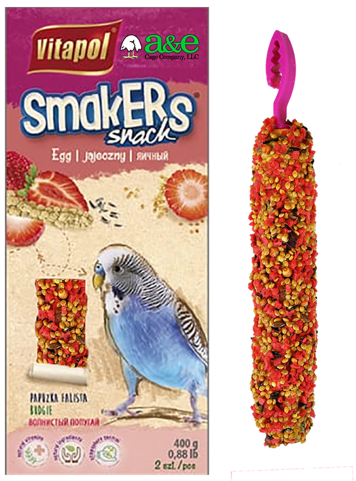 Vitapol Smakers Strawberry Treat Sticks Parakeet