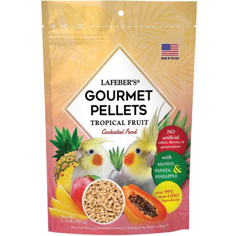 Lafeber Tropical Fruit Gourmet Pellets Cockatiel 1.25 lb