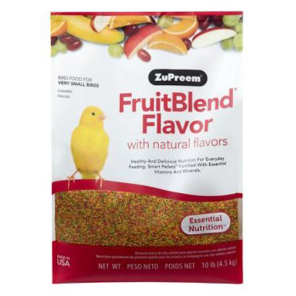 ZuPreem Fruit Blend Very Small Birds (Canaries and Finches) 10 lb